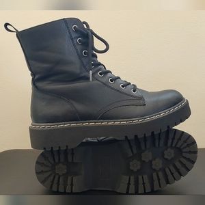 Sincerely Jules Black Combat Boot